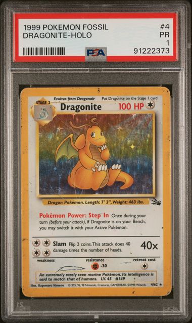 Dragonite (4) - PSA 1