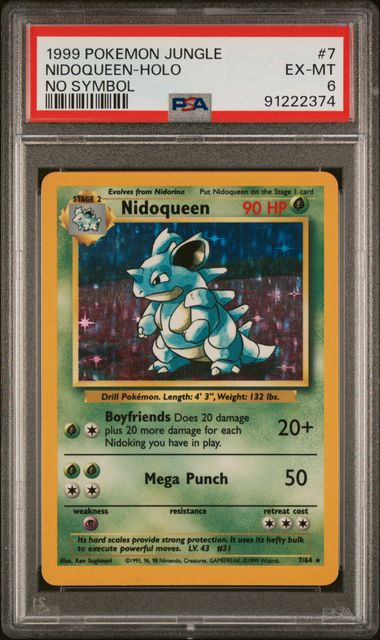 Nidoqueen (7) - PSA 6 (No Symbol)